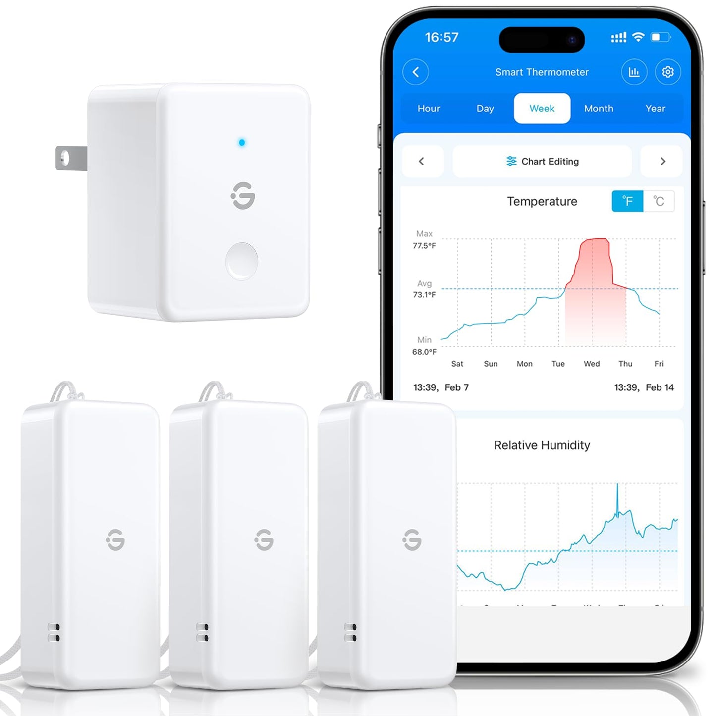 GoveeLife 2.0 WiFi Hygrometer Thermometer