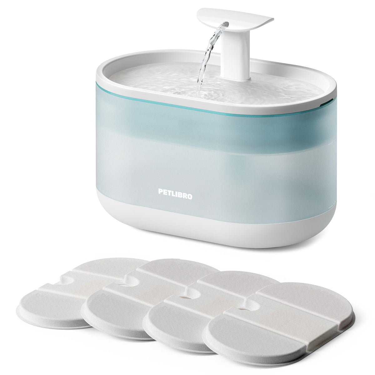 3L Smart Pet Water Fountain with Stainless Steel Tray & WiFi