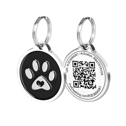 QR Code Pet ID Tag with Personalized Online Profile