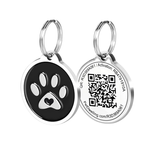 QR Code Pet ID Tag with Personalized Online Profile