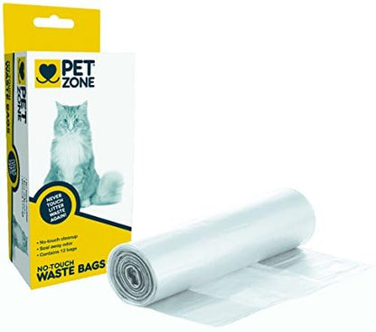 Pet Zone Smart Scoop Semi Automatic Self Cleaning Cat Litter Box with Bags