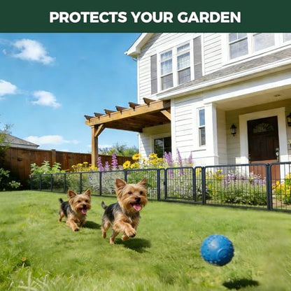 FXW No Dig Garden Fence, Outdoor for Yard