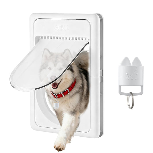 Smart Electronic Pet Door with 3 Modes & Sensor Key