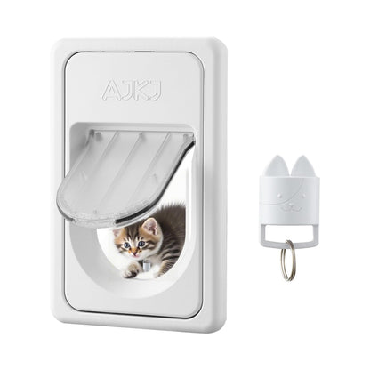 Smart Electronic Pet Door with 3 Modes & Sensor Key