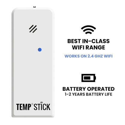 Wireless WiFi Temperature & Humidity Sensor with Remote Alerts
