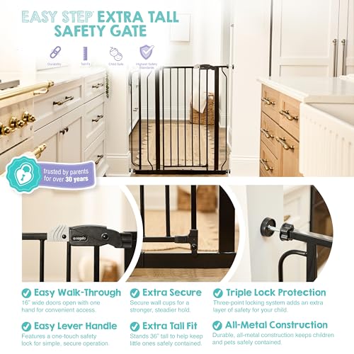 Regalo Easy Step Extra Wide Walk Through Baby Gate