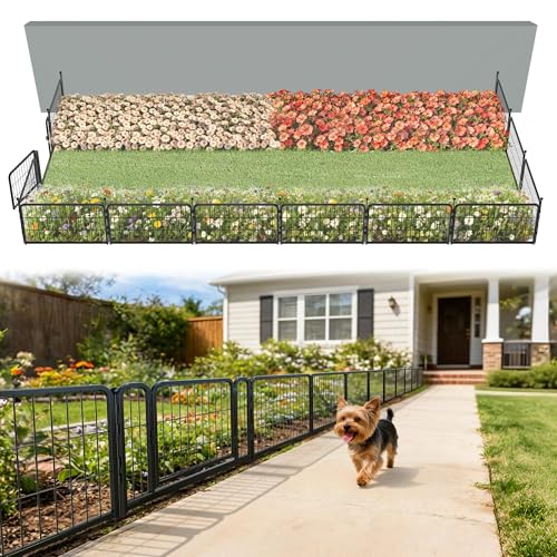 FXW No Dig Garden Fence, Outdoor for Yard
