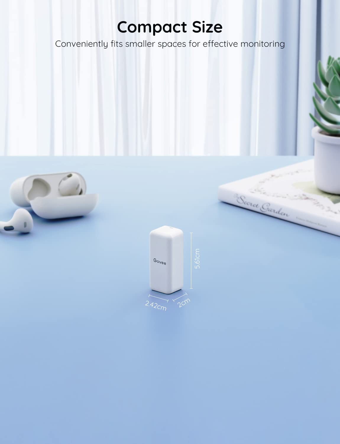 Smart WiFi Temperature & Humidity Monitor with App Alerts