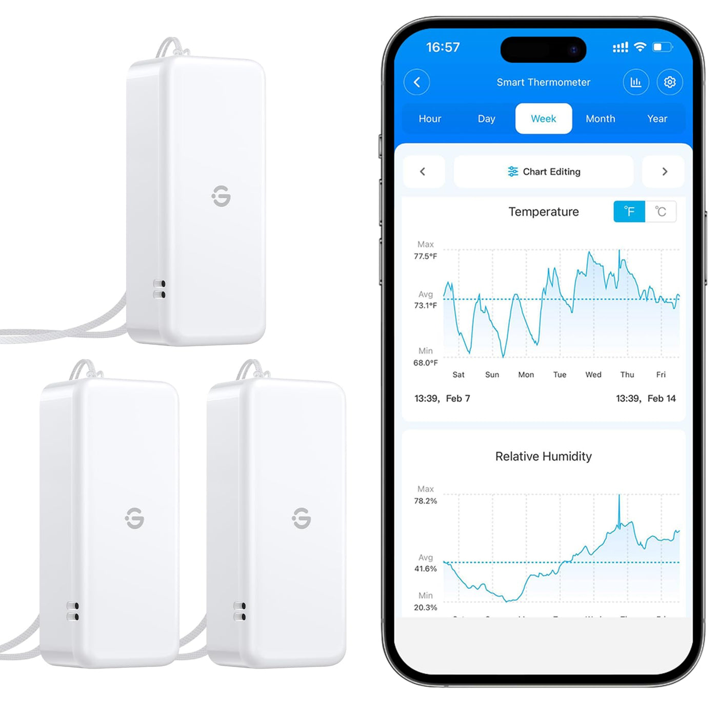 GoveeLife 2.0 WiFi Hygrometer Thermometer