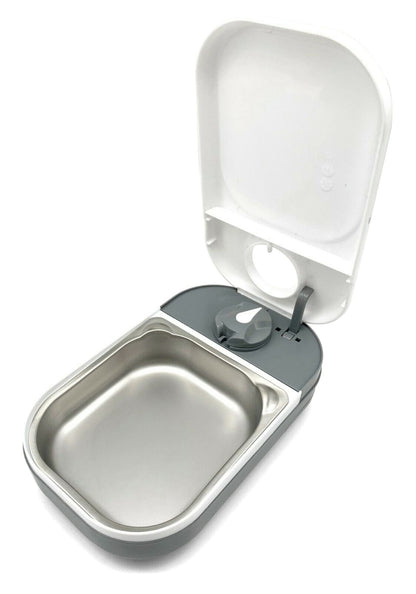 Closer Pets Automatic Timed Feeders with Stainless Steel Inserts