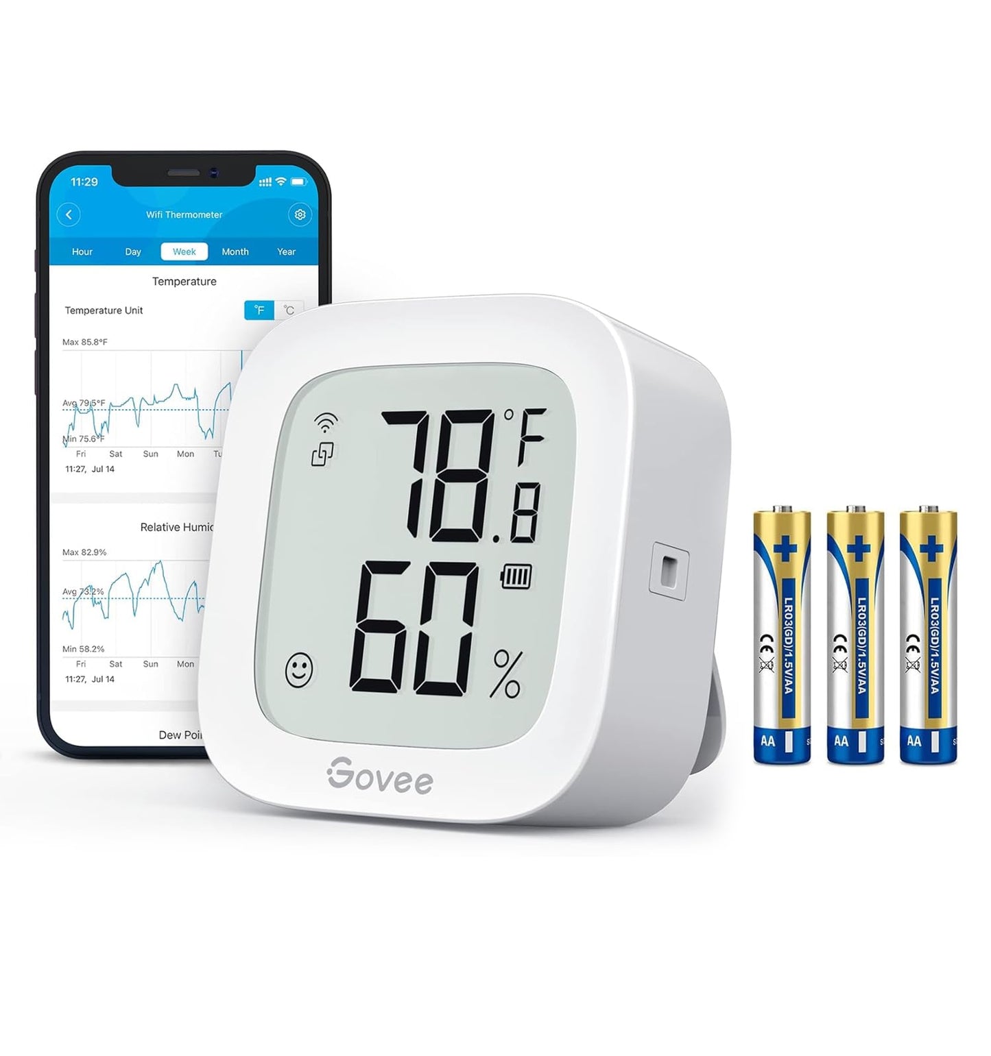 WiFi Temperature & Humidity Monitor with E-Ink Display