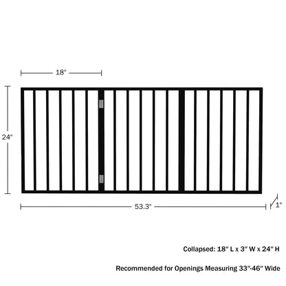 PETMAKER Pet Gate Freestanding Dog Gate for Indoor or Outdoor Use