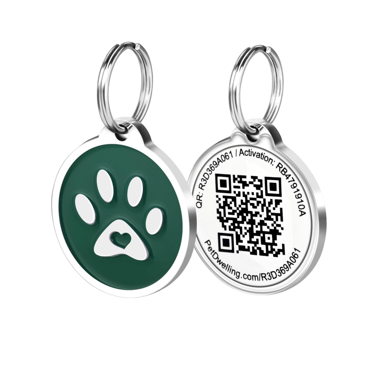 QR Code Pet ID Tag with Personalized Online Profile