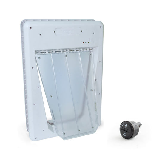 Smart Collar-Activated Electronic Pet Door for Pets Up to 100 lb