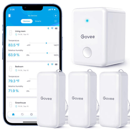 Smart WiFi Temperature & Humidity Monitor with App Alerts