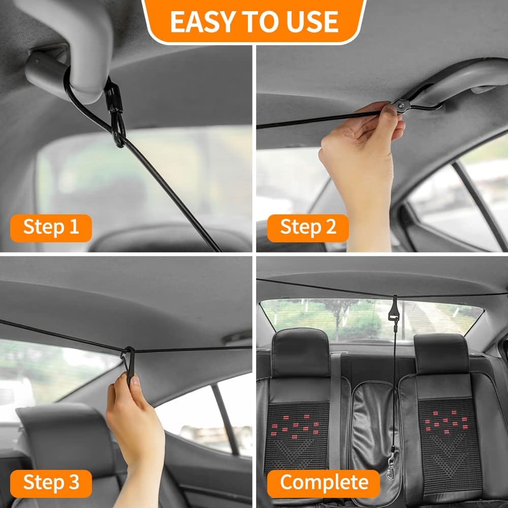 No-Chew Dog Car Seat Belt & Safety Restraint Tether Cable
