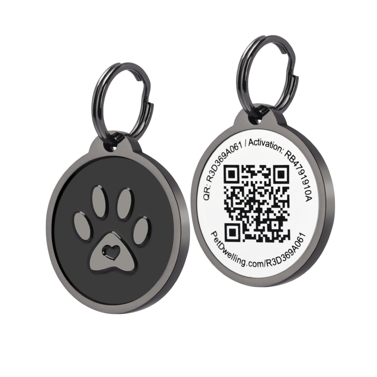 QR Code Pet ID Tag with Personalized Online Profile