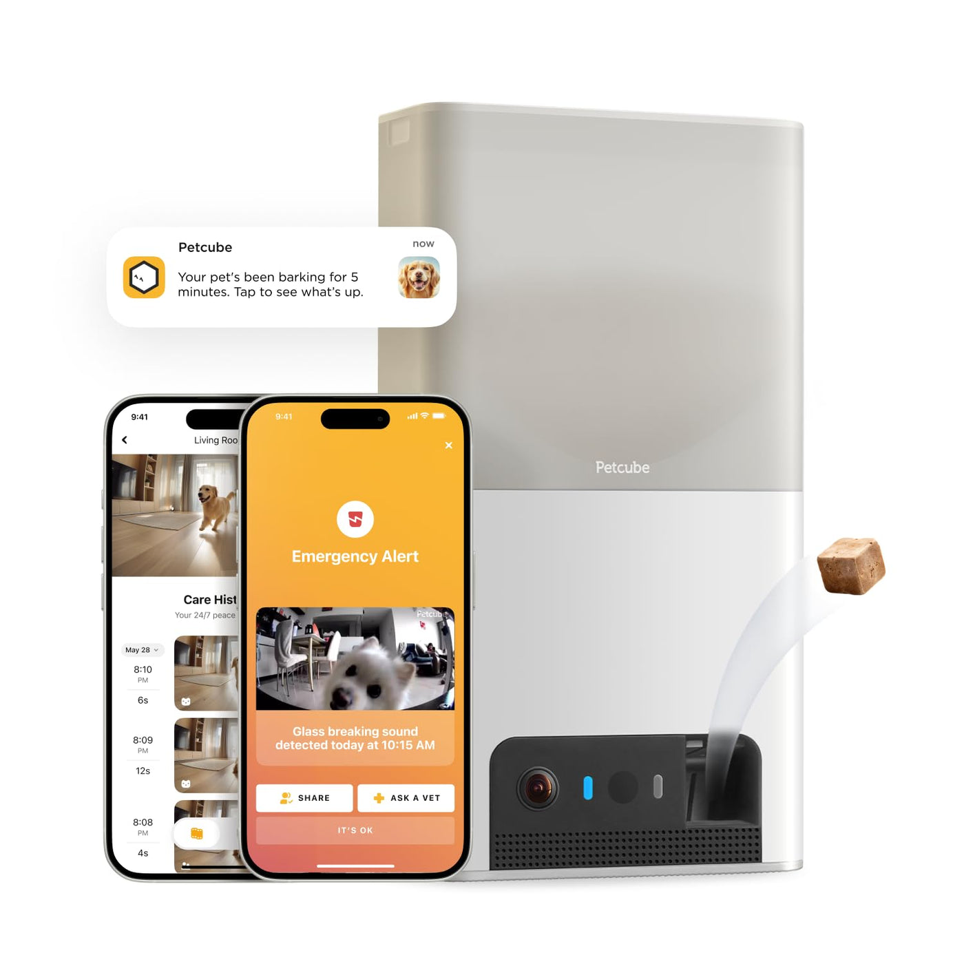 Petcube Bites 2 Lite Interactive WiFi Pet Monitoring Camera with Phone App