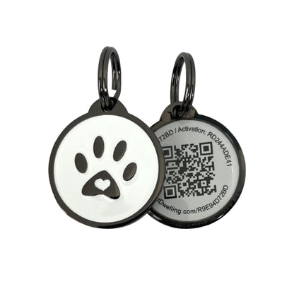 QR Code Pet ID Tag with Personalized Online Profile