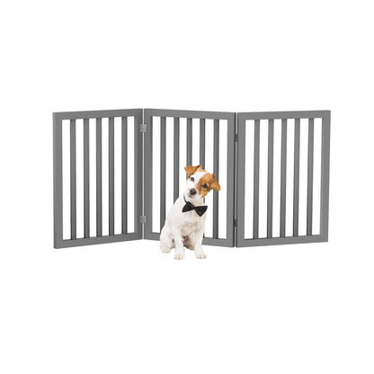 Freestanding Retractable Pet Gate for Doorways & Stairs