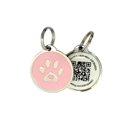 QR Code Pet ID Tag with Personalized Online Profile