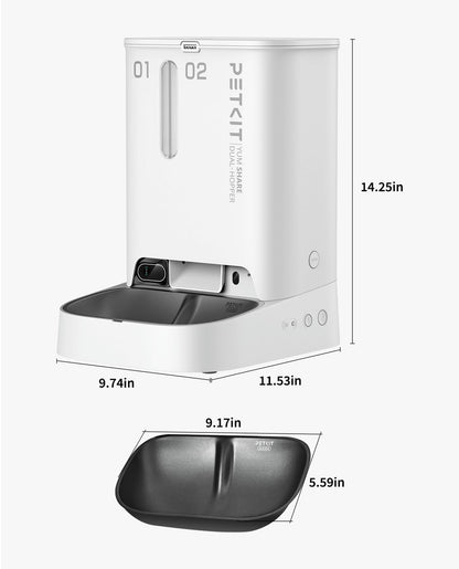 1080P Smart Pet Feeder with Camera & Two-Way Audio