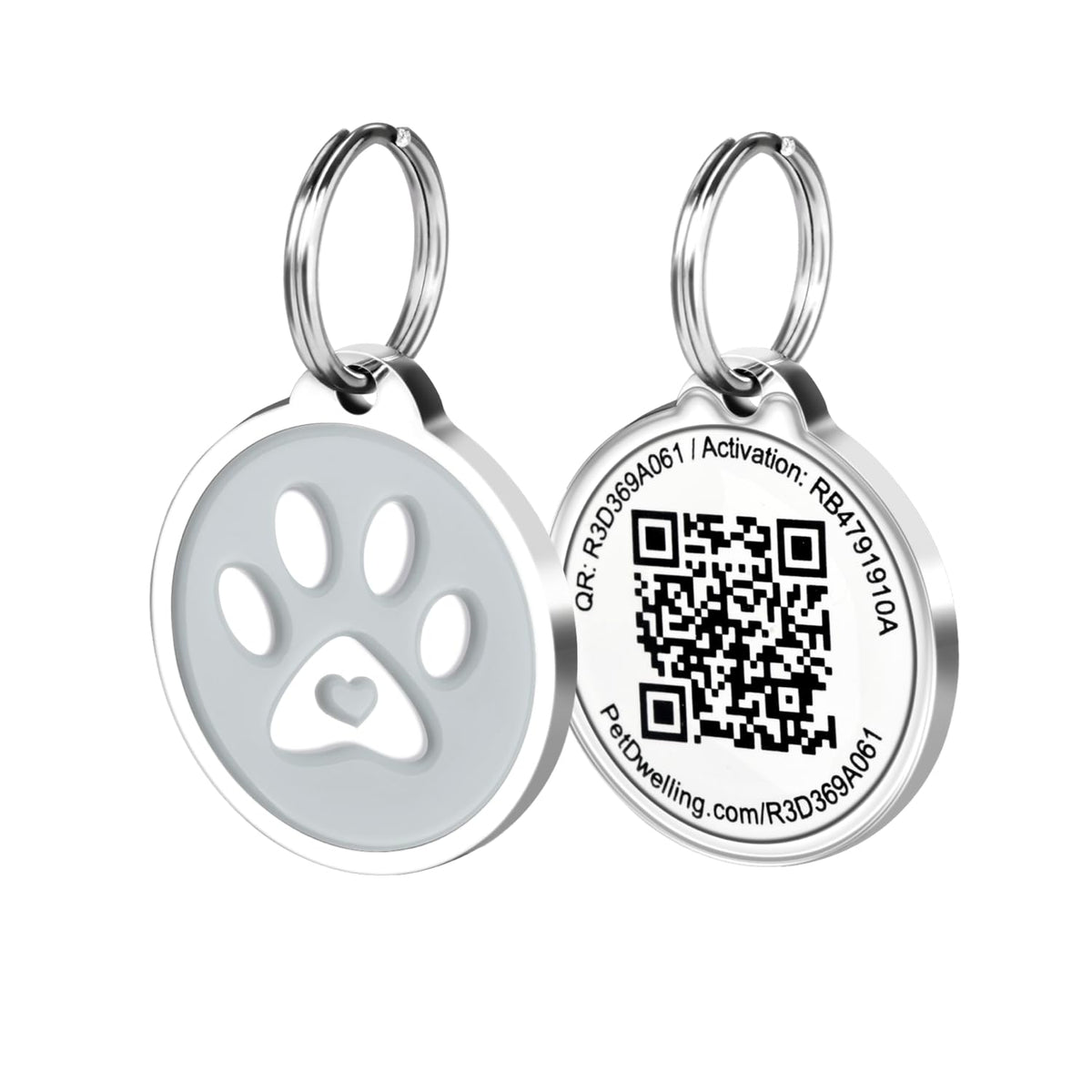 QR Code Pet ID Tag with Personalized Online Profile