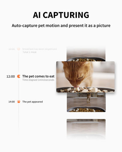 1080P Smart Pet Feeder with Camera & Two-Way Audio