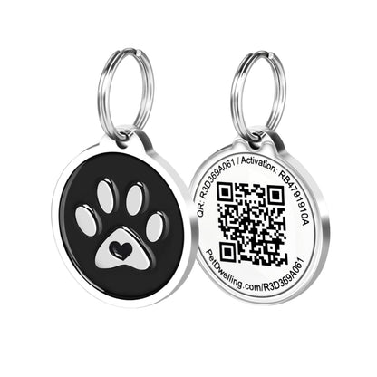 QR Code Pet ID Tag with Personalized Online Profile