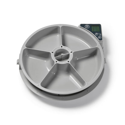 Cat Mate C500 Automatic 5 Bowl Digital Timer-Controlled Pet Feeder and Accessories
