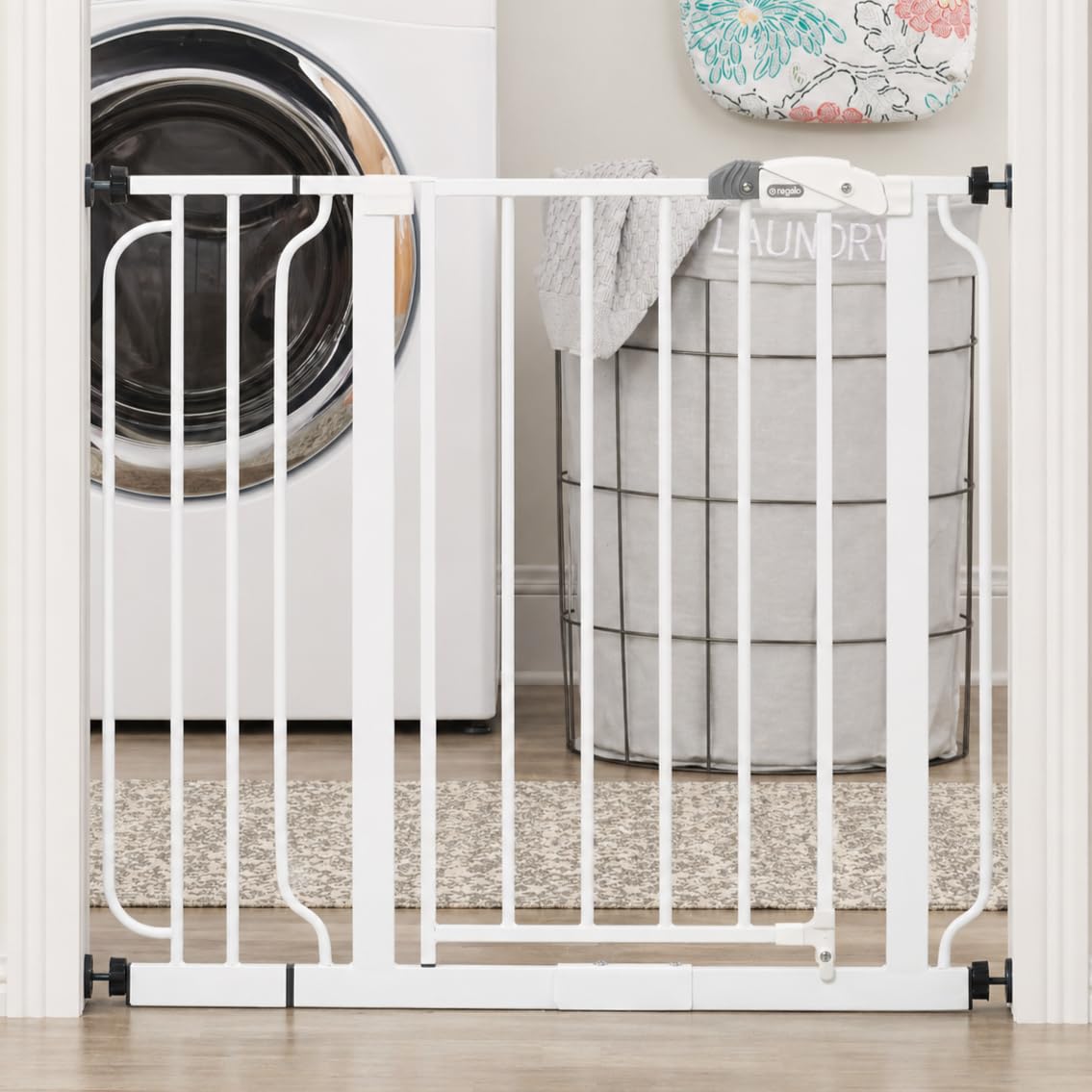 Regalo Easy Step Extra Wide Walk Through Baby Gate
