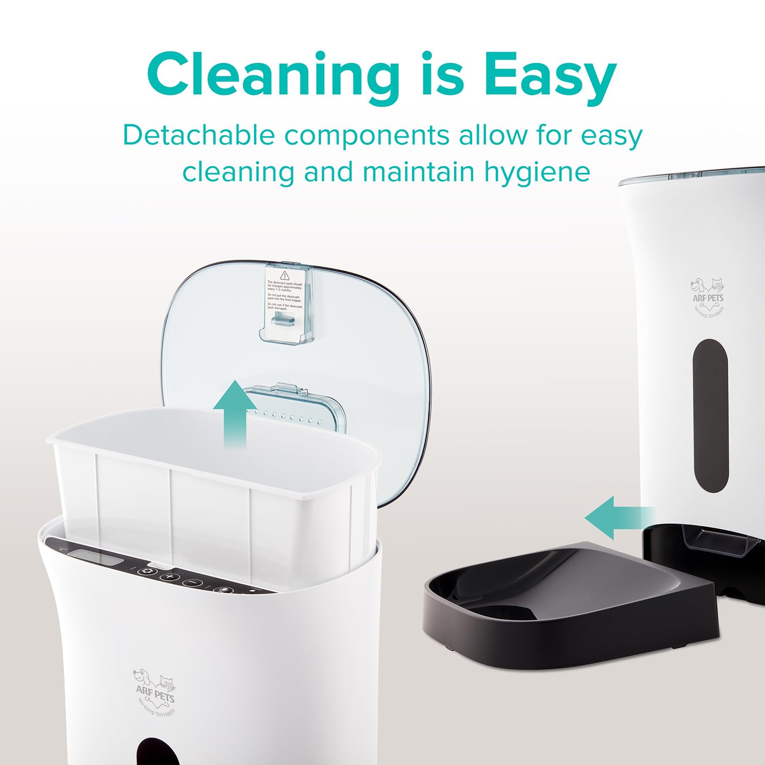 Automatic Pet Feeder with Portion Control & Voice Recording