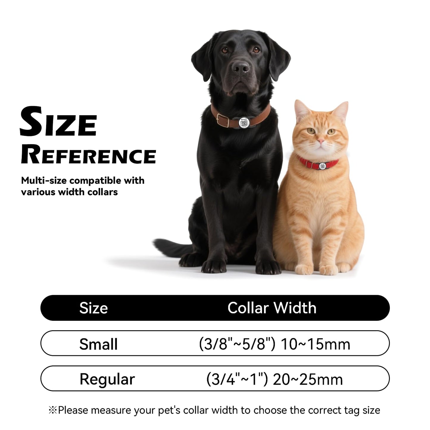 QR & NFC Pet ID Tag with Online Profile & Location Alerts