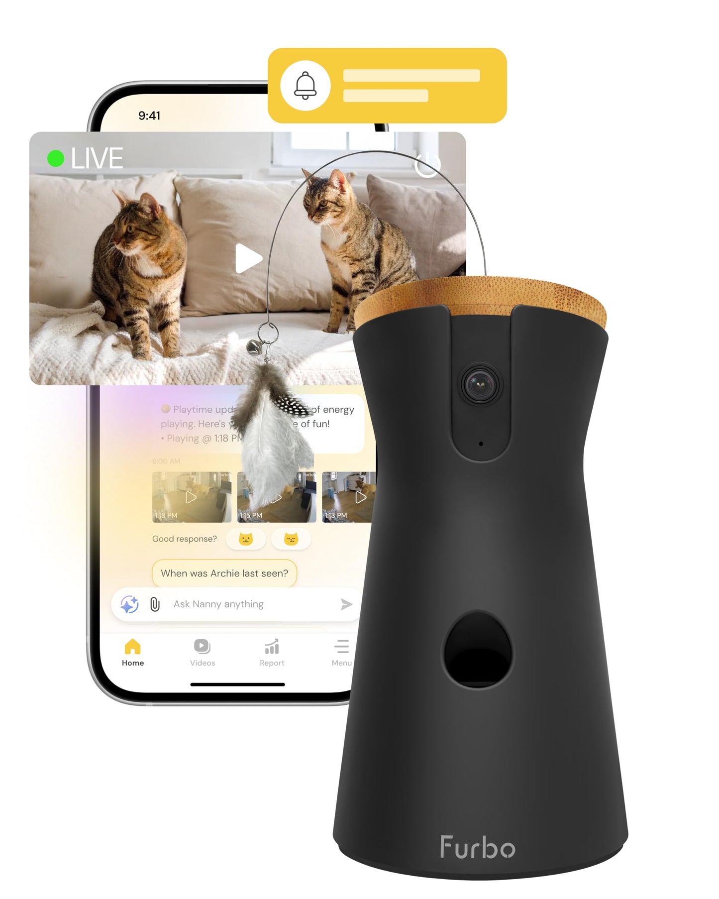 Furbo 360º Pet Camera w/Subscription Required