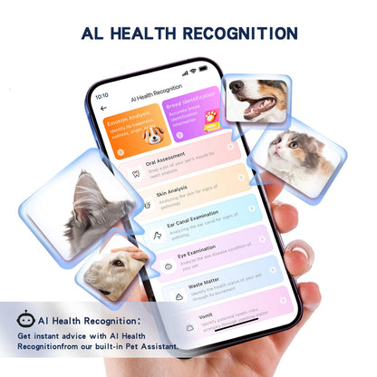 DBDD AI GPS Dog Tracker, Virtual Fence & AI Health Monitor, Waterproof