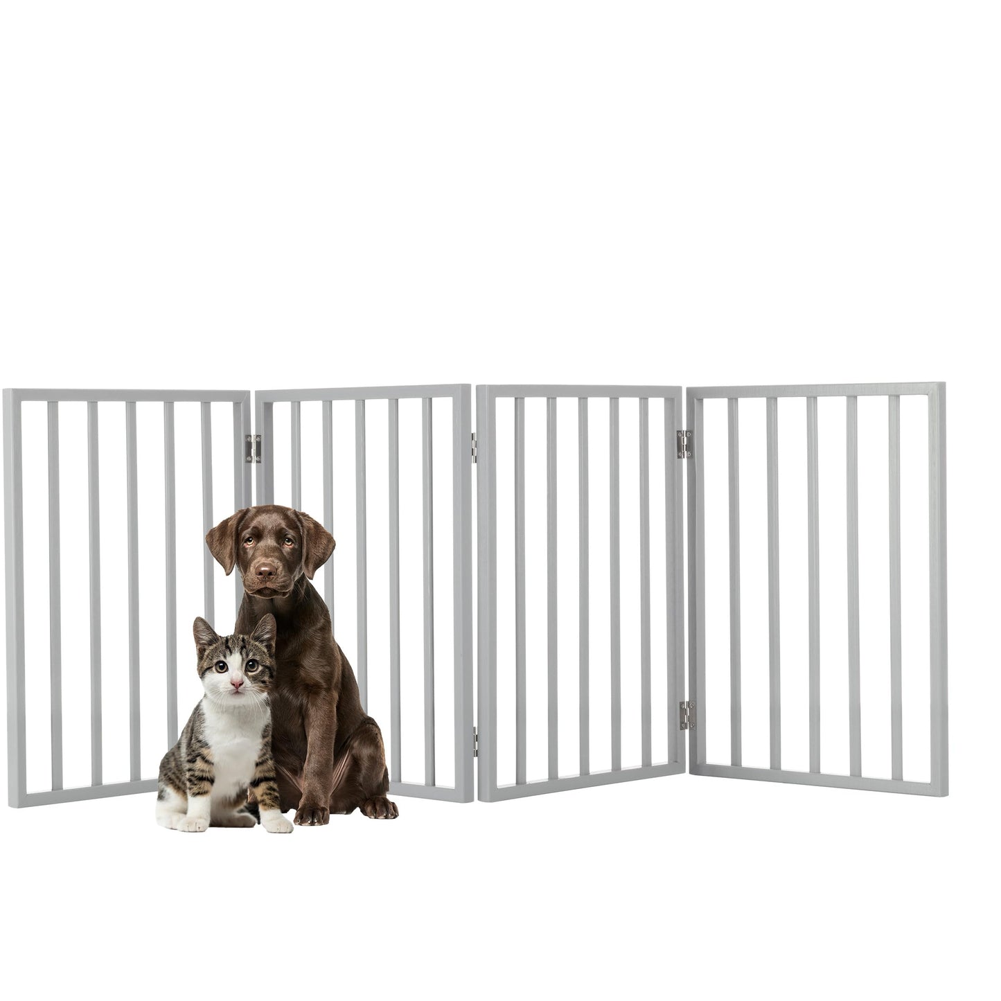 PETMAKER Pet Gate Freestanding Dog Gate for Indoor or Outdoor Use