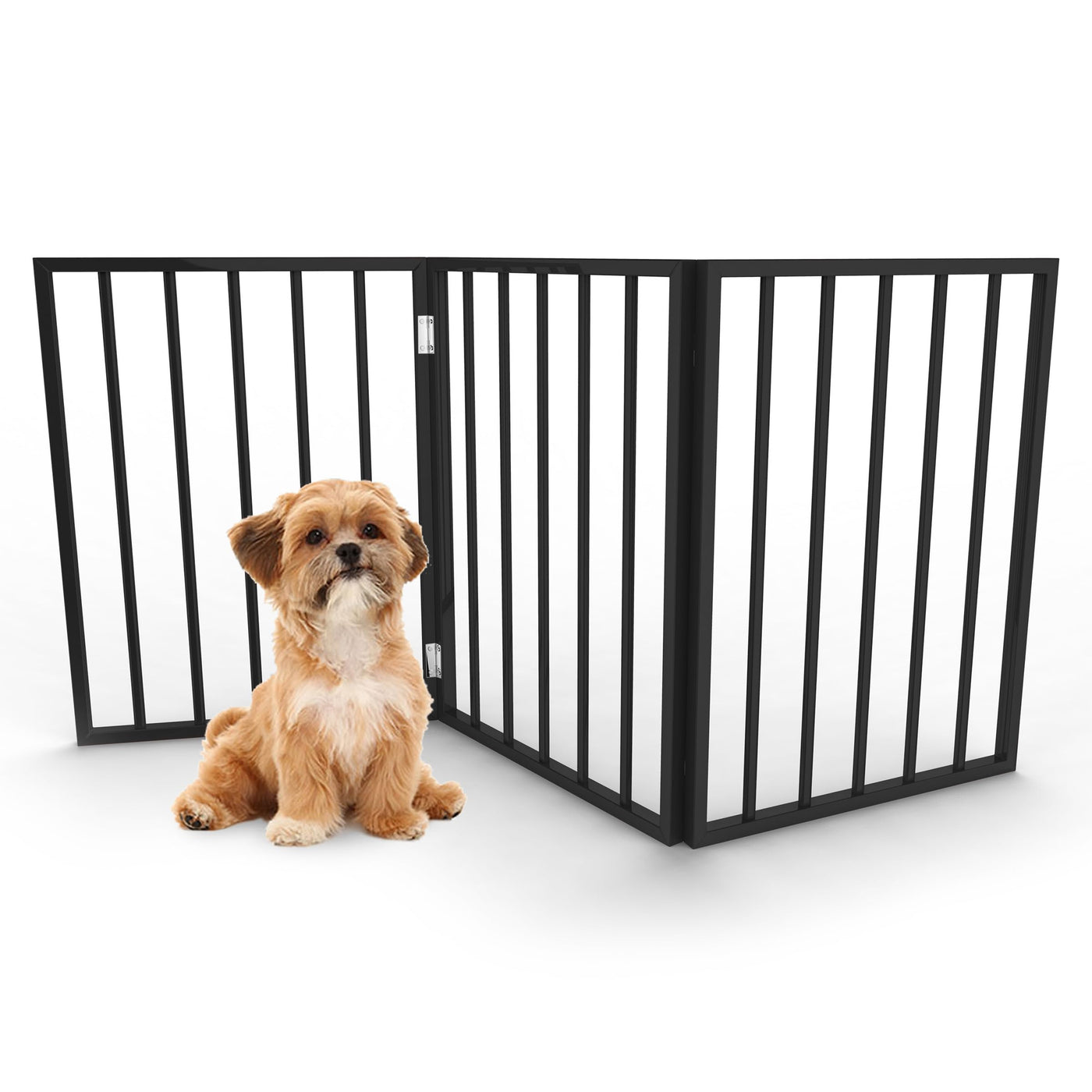 PETMAKER Pet Gate Freestanding Dog Gate for Indoor or Outdoor Use