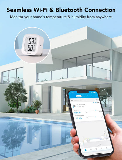 WiFi Temperature & Humidity Monitor with E-Ink Display