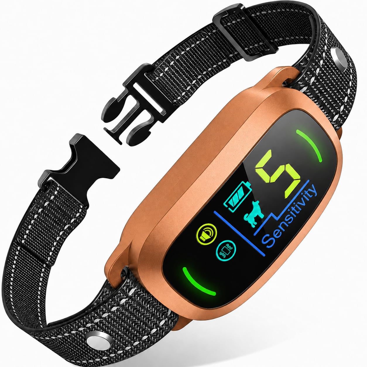 Rechargeable Smart Bark Collar with 5 Sensitivity Levels