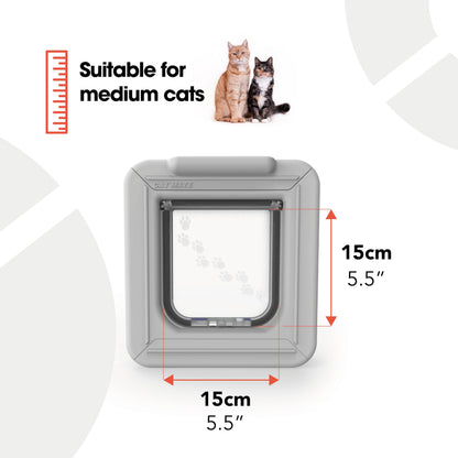 Microchip Smart Cat Door with Timer Control & LCD Display