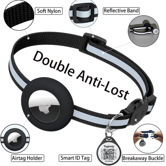 Reflective Cat Collar+cat tag