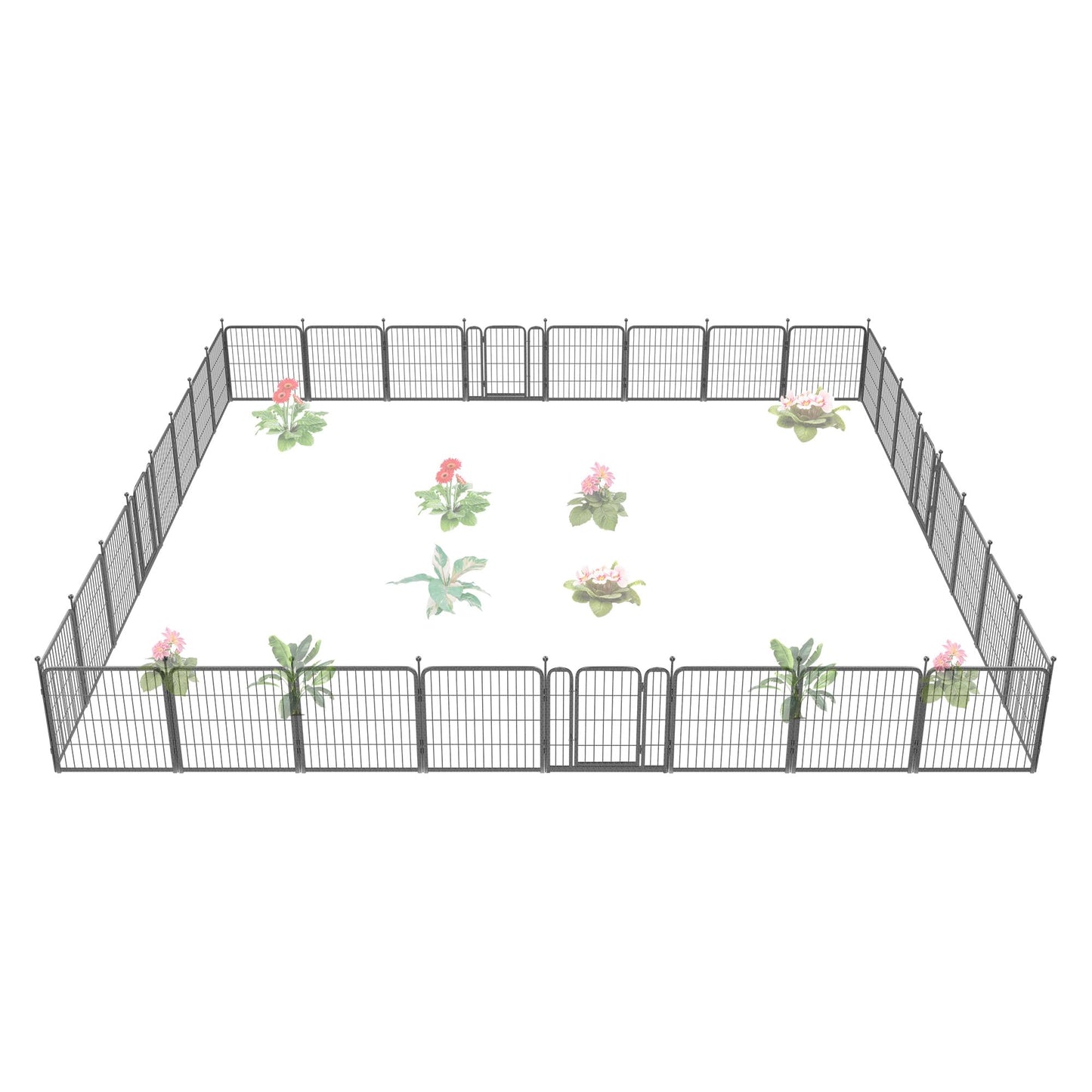 FXW No Dig Garden Fence, Outdoor for Yard