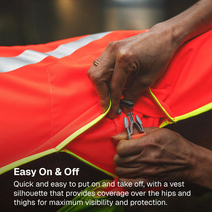 High-Visibility Reflective Dog Vest with Water-Repellent Shell
