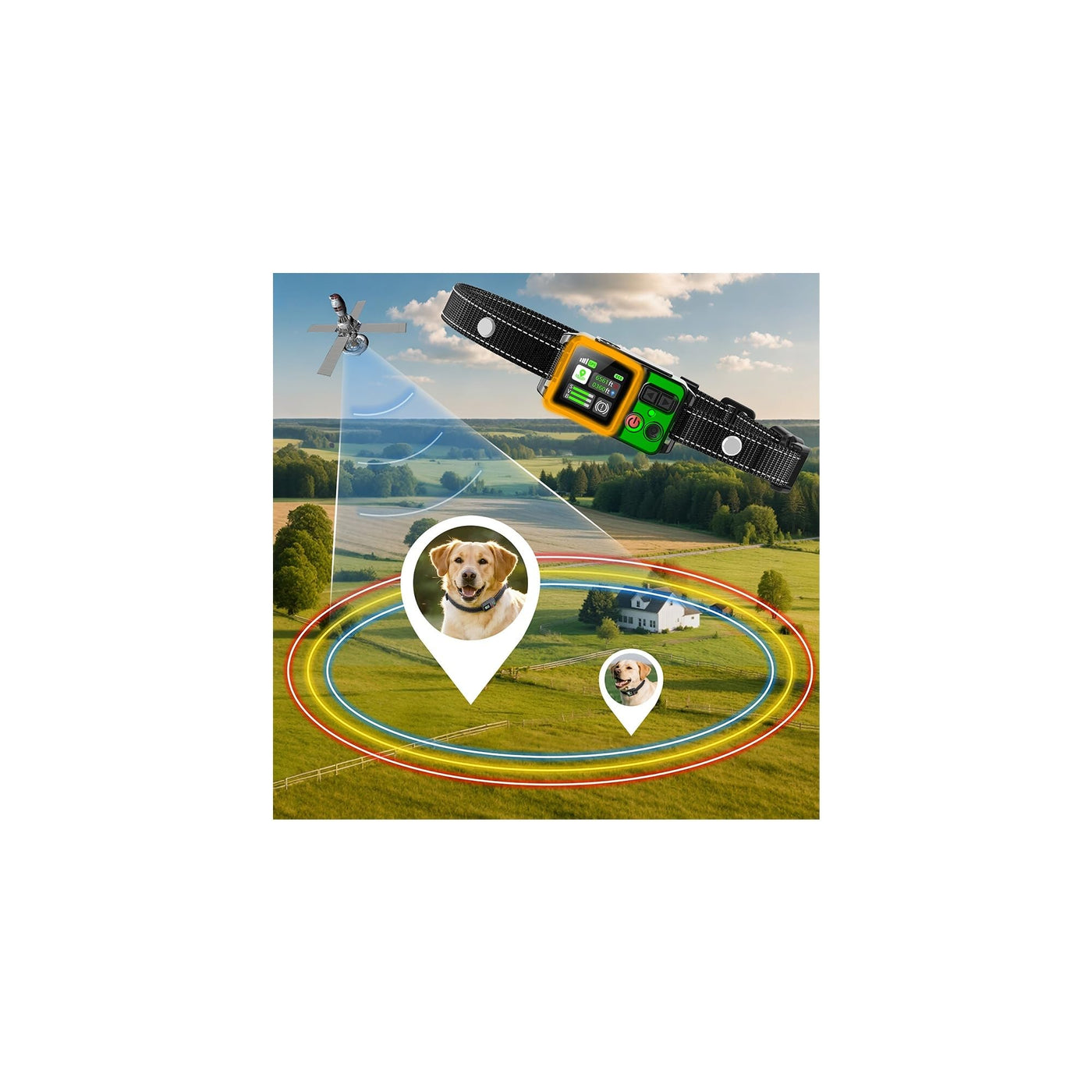 Subscription-Free GPS Dog Fence with 3 Training Modes