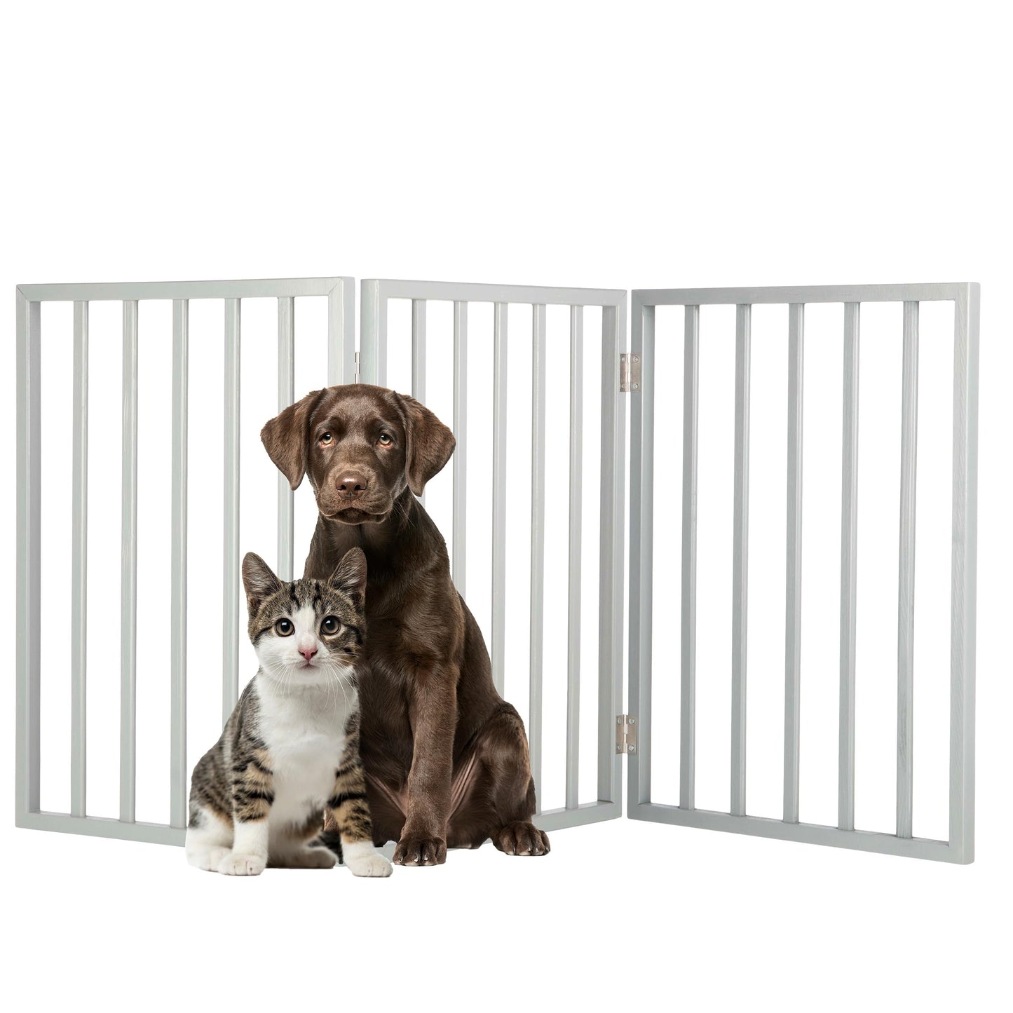 PETMAKER Pet Gate Freestanding Dog Gate for Indoor or Outdoor Use
