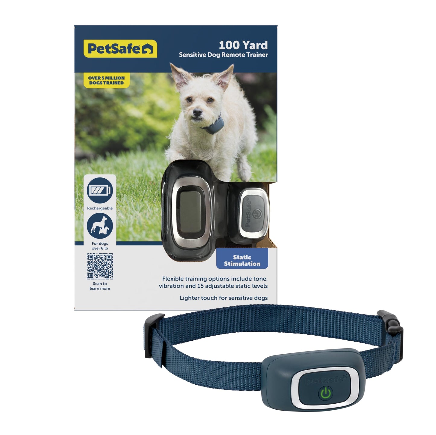 Rechargeable Remote Dog Training Collar with 15 Levels