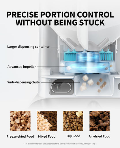 1080P Smart Pet Feeder with Camera & Two-Way Audio