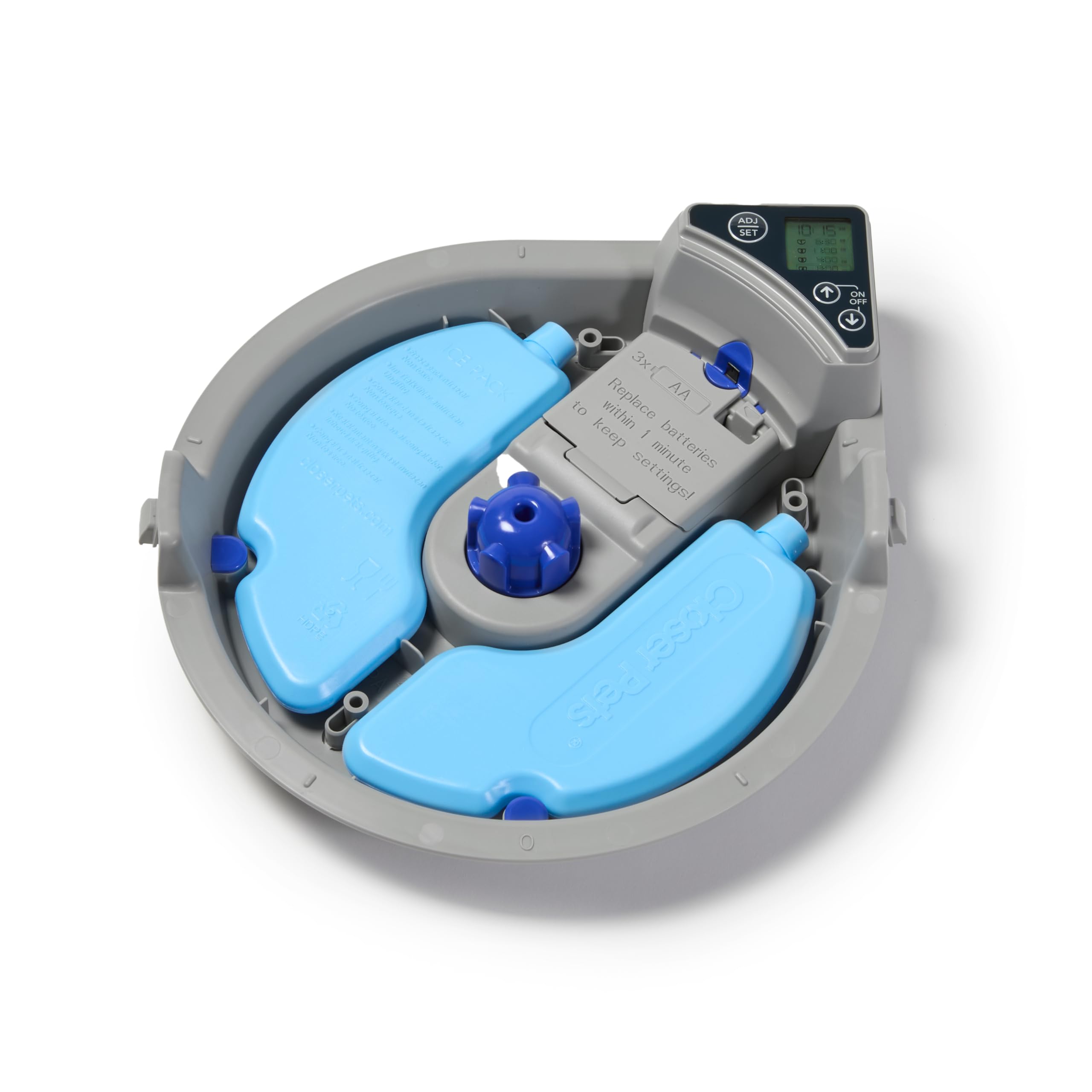 Cat Mate C500 Automatic 5 Bowl Digital Timer-Controlled Pet Feeder and Accessories
