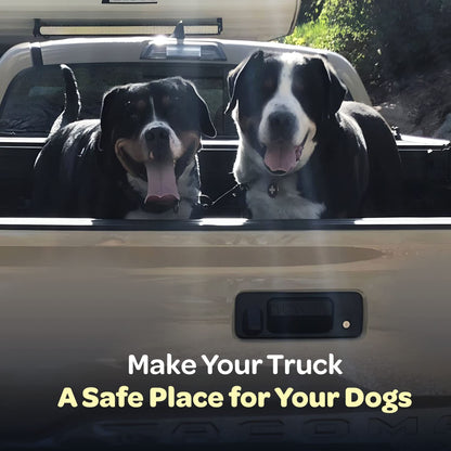 Dog Truck Bed Leash Tether & Vehicle Restraint System