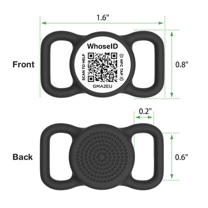 QR & NFC Pet ID Tag with Online Profile & Location Alerts